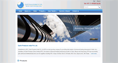 Desktop Screenshot of earthproducts.in