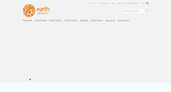 Desktop Screenshot of earthproducts.co.za